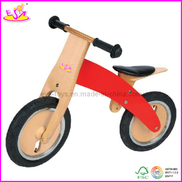 Kinder Spielzeug - Holz Fahrrad mit 12 Zoll Gummi Räder (W16C014)